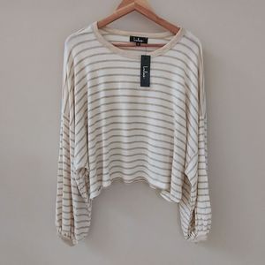 Lulu's Act casual top, L